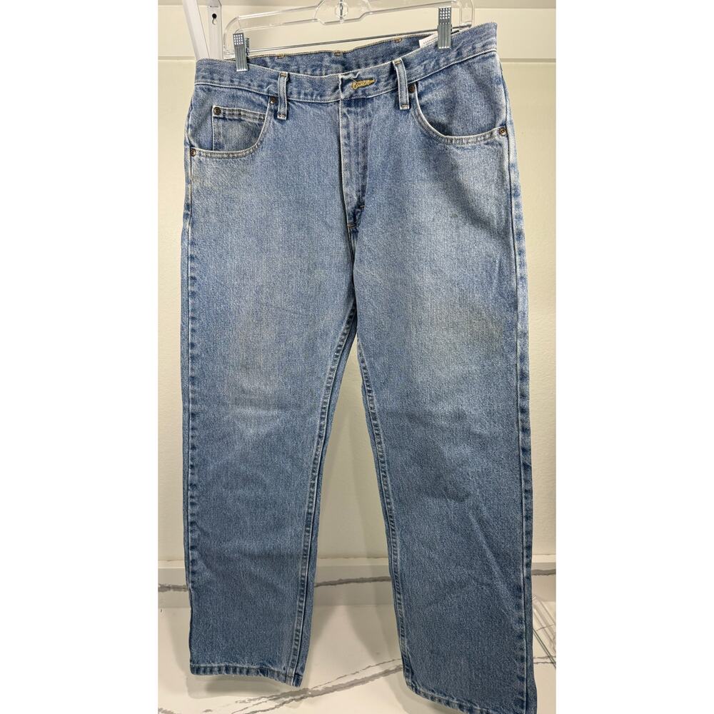Wrangler Men's Jeans Straight Leg‎ (well-worn! no button) Size 34x29 Workear